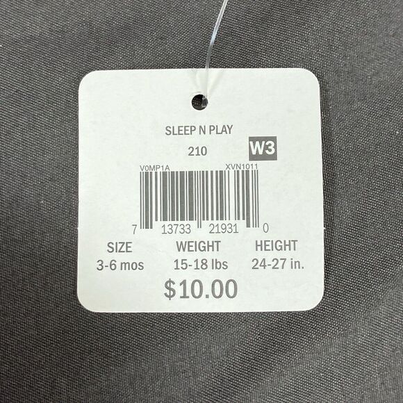 Falls Creek Fleece Footed Sleeper / 3-6M Baby Girls / Pink / Ornaments Christmas - Picture 10 of 10